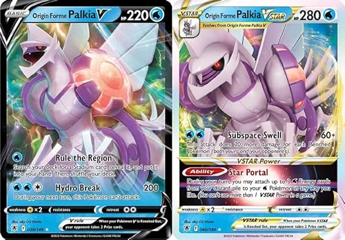 Palkia V & Vstar 040/189 Astral Radiance - Pokemon Ultra Rare Set - Holo Rare Card Lot von Pokémon