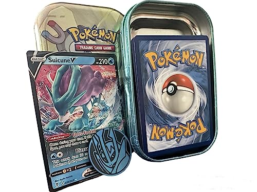 PoKéMoN Mini Tin Bundle, 50 verschiedene Karten, 1 zufällig ausgewählte, extrem seltene Spielmünze von Pokémon