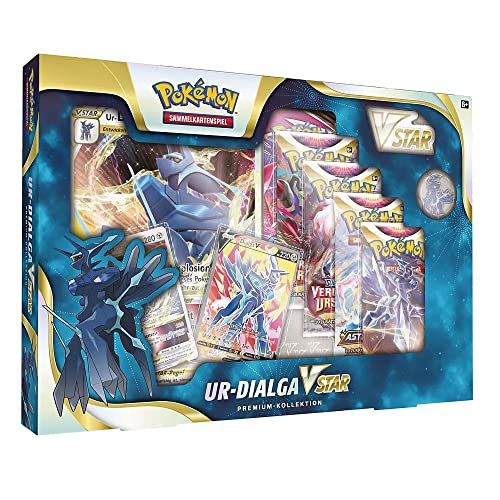 PoKéMoN Ur-Dialga VSTAR Premium Kollektion | Pokemon Sammelkarten | Sammler-Edition, (45416) von Pokémon