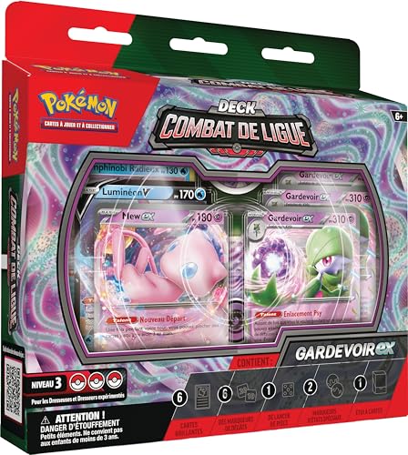 Pokémon TCG: Guardevoir-ex League Battle Deck (1 gebrauchsfertiges Deck mit 60 Karten mit Guardevoir-ex und Mew-ex) von Pokémon