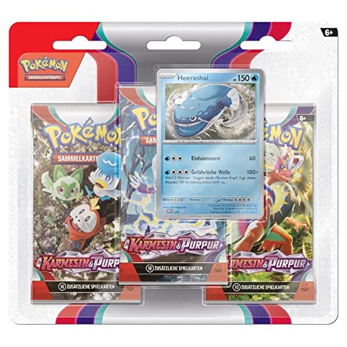 Pokèmon (Sammelkartenspiel), PKM KP01 3-Pack Blister DE MBE6 von Pokémon