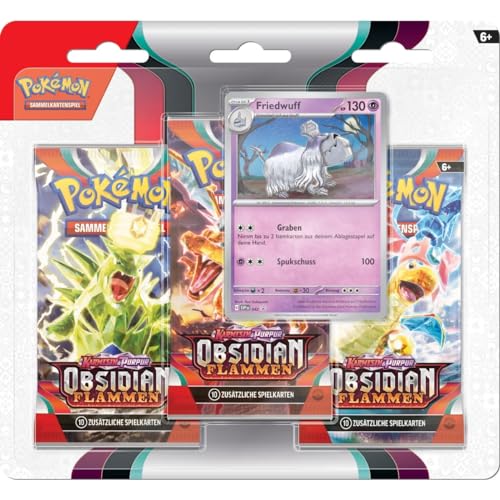 Pokèmon (Sammelkartenspiel), PKM KP03 3-Pack Blister DE von Pokémon