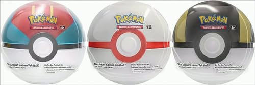 Pokémon (Sammelkartenspiel), PKM Pokeball Tin Herbst 2023 DE von Pokémon