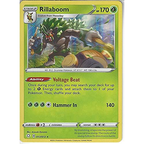 013/072 Rillaboom | Seltene Holo-Karte | Shining Fates von Pokémon