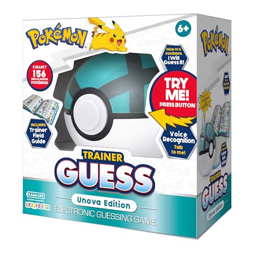 Pokémon 1124151 Pokemon Trainer Unova Edition Elektronische Spracherkennung Ratespiel Guess and Collect 156 Iconic, Mehrfarbig von Pokémon