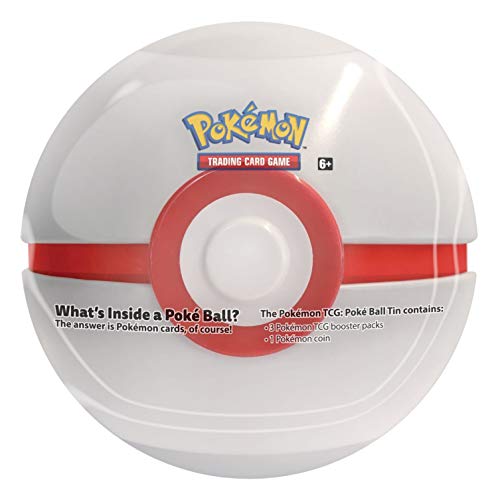 Pokémon 2020 Summer Poke Ball Tin Premier Ball, 3 Booster-Packs, jede XY-Serie enthält 10 Karten, echte Karten, mehrfarbig von Pokémon