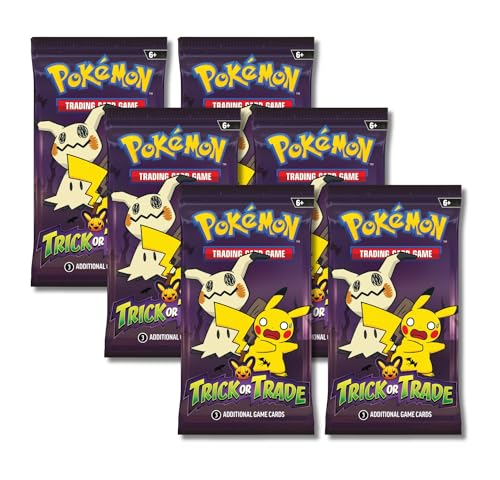 Pokemon 2023 Trick or Trade Mimikyu & Pikachu, 6 Mini-Boosterpacks von Pokémon