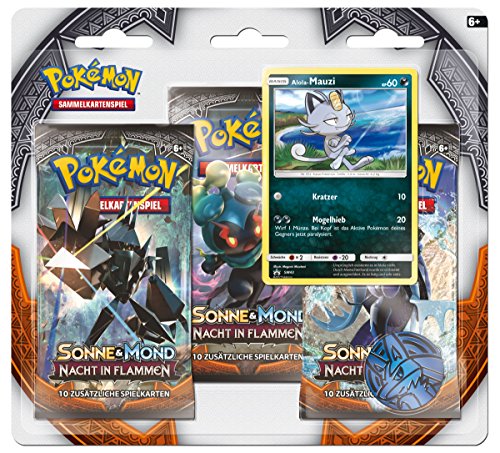 Pokemon 25956 Pokémon Company International 25956-PKM SM03 3-Pack Blister DE von Pokémon