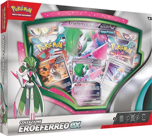 Pokémon 290-60382 TCG Eroeferreo-Ex-Kollektion Promokarte, eine riesige holografische Karte und Vier Booster-Packs von Pokémon