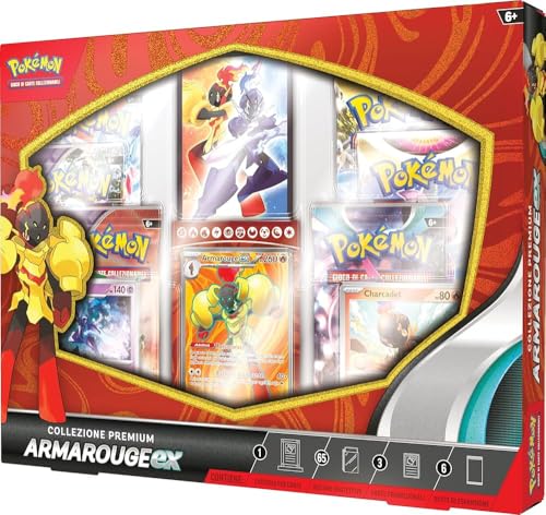 Pokémon Premium-Kollektion Armarouge-ex Sammelkartenspiels, italienische Ausgabe von Pokémon