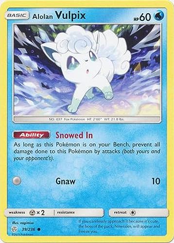 Pokemon - Alolan Vulpix 39/236 - Cosmic Eclipse - Pokemon Card - Single von Pokémon