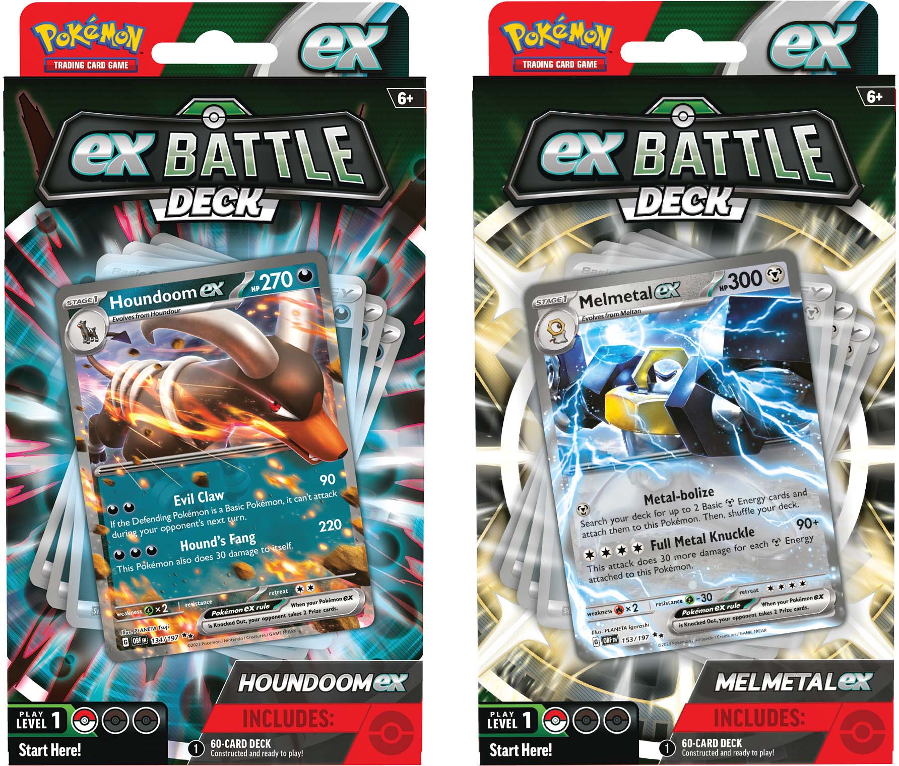 Pokémon Battle Deck EX Spielkartenset Gemischte Auswahl von Pokémon