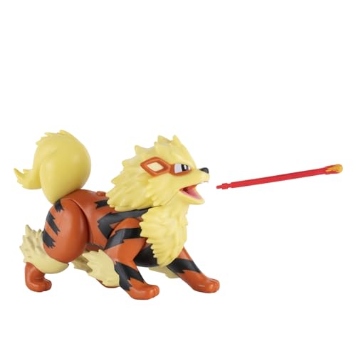 Pokémon Pokemon Figur Arkani Arcanine – 11,4 cm Figur - Neueste Welle 2021 - Offiziell Lizenziert Pokemon Spielzeug – Dynamischen Detailen von Pokémon