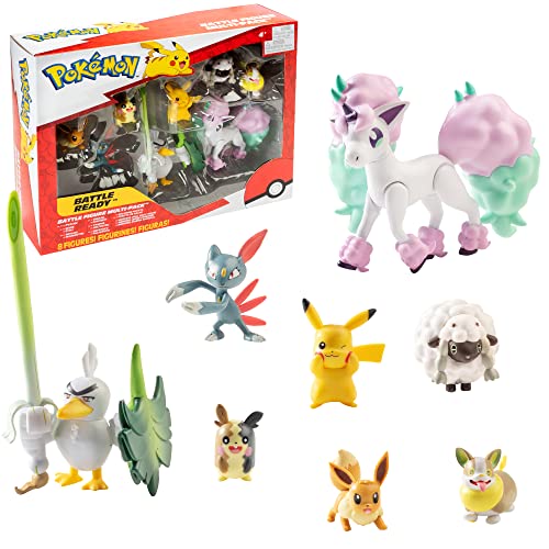 Pokemon 8er Set Pokemon W7 Figuren Schlacht von Pokémon