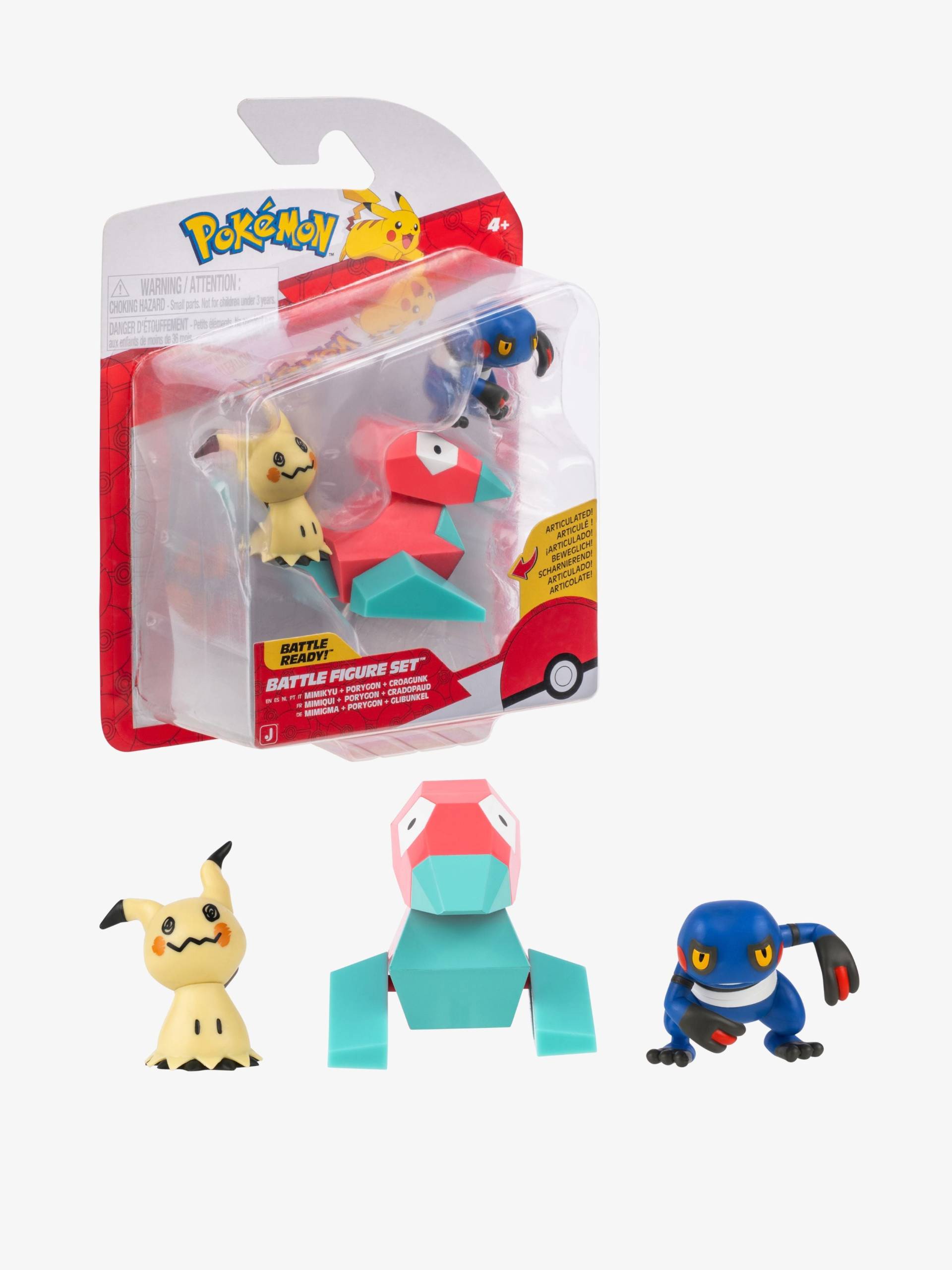 Pokémon Battle Figurenset Mimigma, Porygon & Glibunkel 3er-Pack Pokémon Battle Figurenset Mimigma, Porygon & Glibunkel 3er-Pack von Pokémon