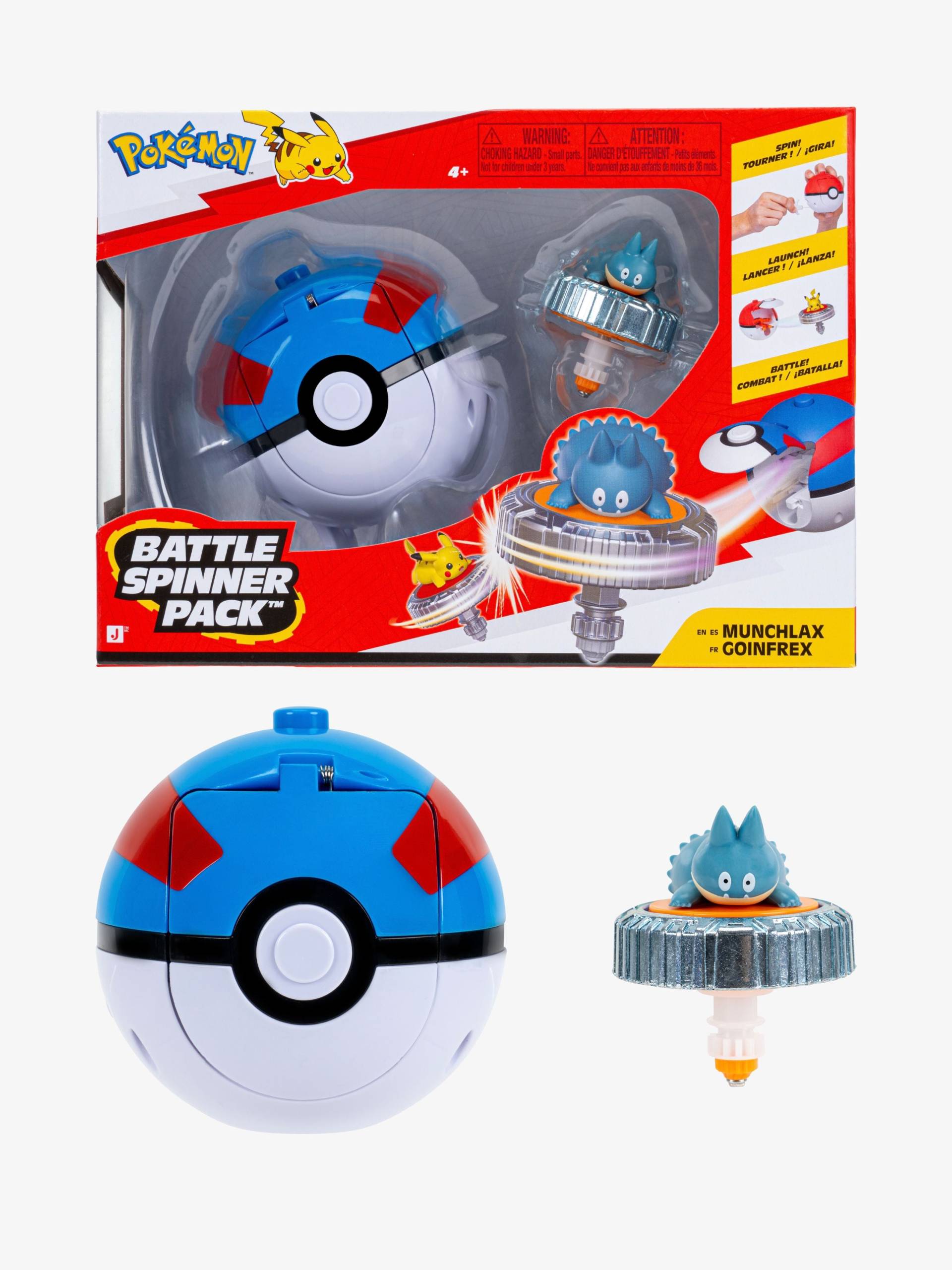 Pokémon Battle Spinner Mampfaxo Great Ball Pokémon Battle Spinner Mampfaxo Great Ball von Pokémon