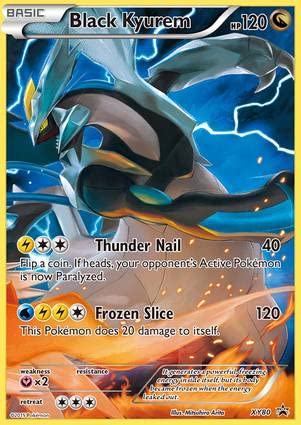 Pokemon Black Kyurem XY80 Full Art Promo XY Black Star Promo von Pokémon