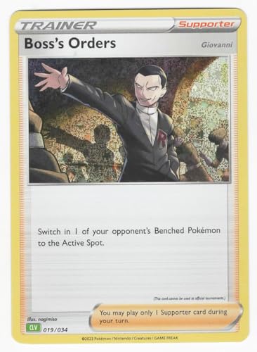 Pokemon - Boss's Order Giovanni 019/034 CLV - Classic Collection - Promo Holo Foil Card von Pokémon