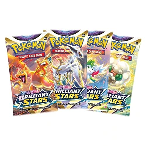 Pokemon Brillante Sterne, versiegeltes Booster-Pack, 4 Stück von Pokémon