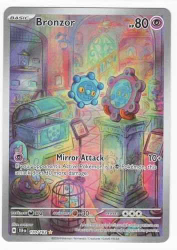 Pokemon Bronzor 170/162 - Temporal Forces - Illustration Rare - Holo Foil Card von Pokémon