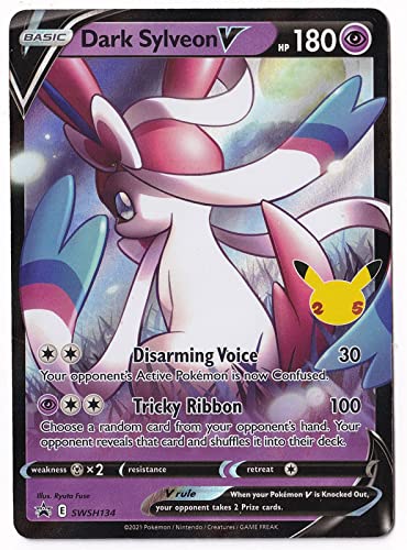 Pokemon Celebrations 25th Dark Sylveon V SWSH134 Jumbo/Übergroß von Pokémon