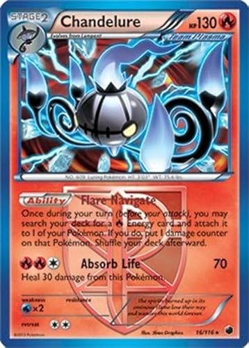 Pokemon Chandelure 16/116 - Plasma Freeze - Non-Holo Promo - Einzelkarte von Pokémon