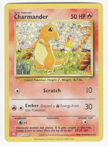 Pokemon - Charmander 001/034 CLC - Classic Collection - Promo Holo Foil Card von Pokémon