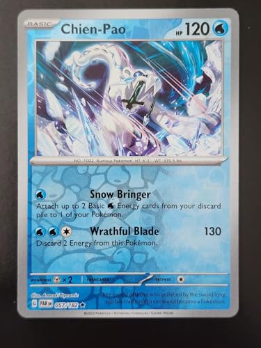 Pokemon Chien-Pao 057/182 - Paradox Rift - Reverse Holo - Einzelkarte von Pokémon