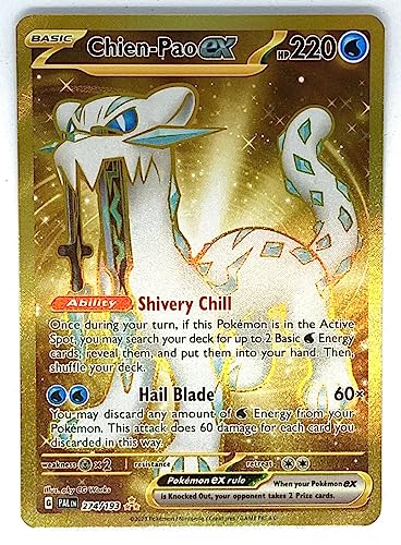 Pokemon - Chien Pao ex 274/193 - Paldea Evolved - Gold Secret Rare Karte von Pokémon