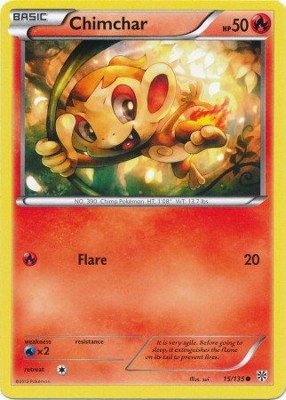 Pokemon - Chimchar (15) - Black and White Plasma Storm - Reverse Holo von Pokémon