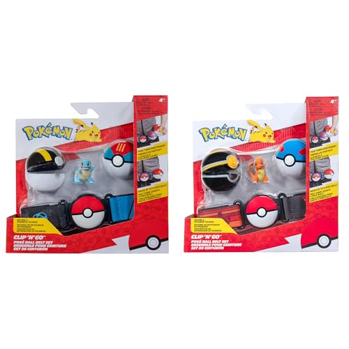 Pokémon Clip´N´Go Gürtel Set - Charmander & Squirtle - Offizielle Pokemon Playset for Children 4+ Pokémon Clip´N´Go Gürtel Set - Charmander & Squirtle - Offizielle Pokemon Playset for Children 4+ von Pokémon