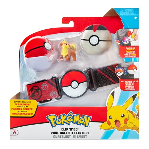 Pokémon Clip N Go Poke Ball Belt Set Wave 5 (8025929), 98006 von Pokémon