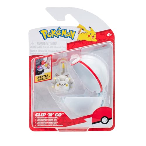 Pokemon Clip 'N' Go Togedemaru und Premier Ball - Inklusive 2-Zoll-Kampffigur und Premier Ballzubehör von Pokémon