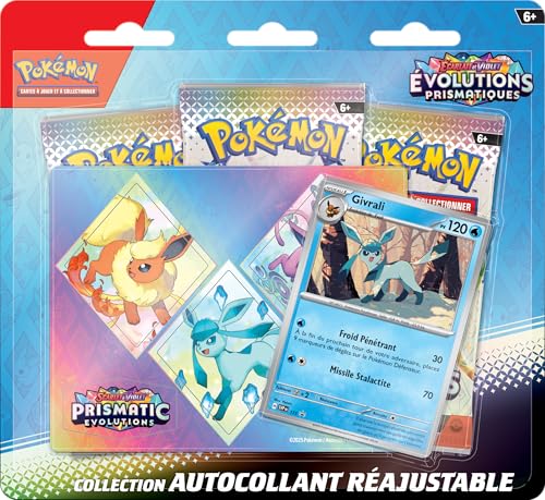 Pokémon Collection autocollant réajustable Wiederverwendbare Aufkleber-Kollektion, Mehrfarbig von Pokémon