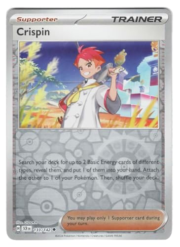 Pokemon - Crispin 133/142 - Stellar Crown Reverse Foil - Einzelkarte von Pokémon