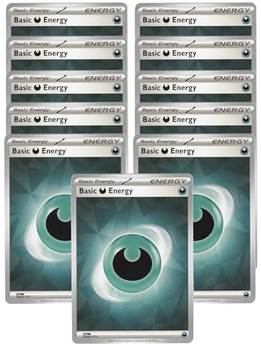 Pokemon Darkness Energy Card Set x11 - SVE 015 - Stain Glass Pattern Stellar Crown von Pokémon