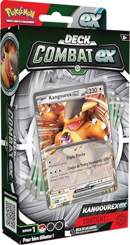 Pokémon Sammelkartenspiel Kangourex-ex Combat (Deck mit 60 Karten, gebrauchsfertig) von Pokémon