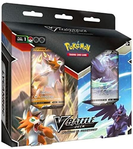 Pokemon Double Battle Deck Bundle - Corviknight V Vs. Lycanroc V: 128 Cards von Pokémon