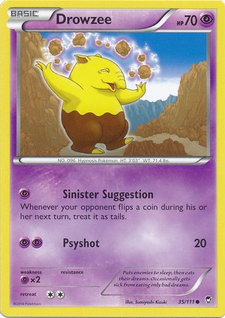 Pokemon - Drowzee (35/111) - XY Furious Fists von Pokémon