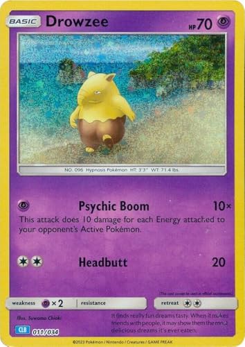 Pokemon - Drowzee 011/034 CLB - Classic Collection Blastoise - Promo Holo Folienkarte von Pokémon