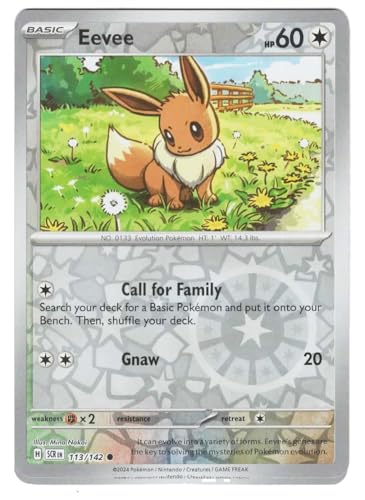 Pokemon - Eevee 113/142 - Stellar Crown Reverse Foil - Einzelkarte von Pokémon