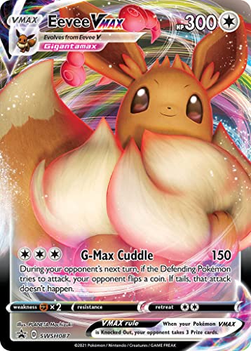 Pokemon Eevee VMAX SWSH087 Sword & Shield Promo Rare Full Art Card von Pokémon