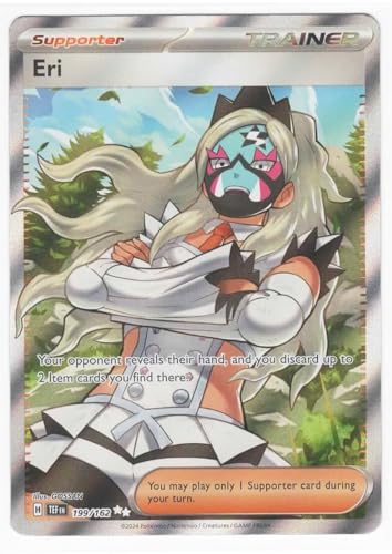 Pokemon Eri 199/162 - Temporal Forces - Full Art - Ultra Rare - Holo Foil Card von Pokémon