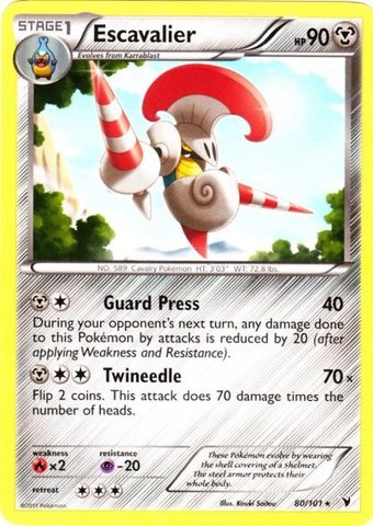 Pokemon - Escavalier (80) - BW - Noble Victories - Reverse Holo von Pokemon