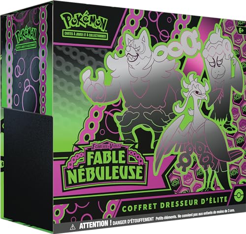 Pokémon TCG: Scharlachrote und Violette Elite-Trainer-Box – Nebula Fabel (1 voll illustrierte Promo-Karte, 9 Booster-Packs und Premium-Spielzubehör) von Pokémon