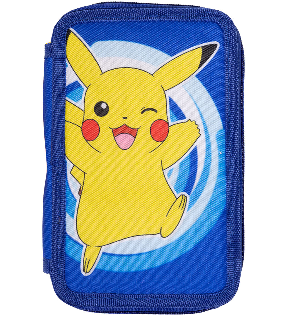 Pokémon Federmäppchen m. Inhalt - Doppel - Blau/Gelb m. Pikachu - Pokémon - One Size - Federmäppchen Pokémon Federmäppchen m. Inhalt - Doppel - Blau/Gelb m. Pikachu - Pokémon - One Size - Federmäppchen von Pokémon