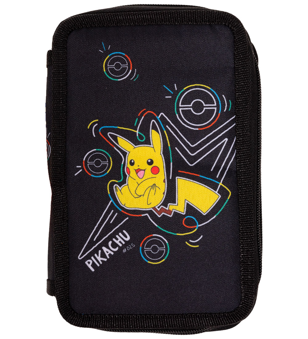 Pokémon Federmäppchen m. Inhalt - Doppel - Schwarz m. Pikachu - Pokémon - One Size - Federmäppchen Pokémon Federmäppchen m. Inhalt - Doppel - Schwarz m. Pikachu - Pokémon - One Size - Federmäppchen von Pokémon
