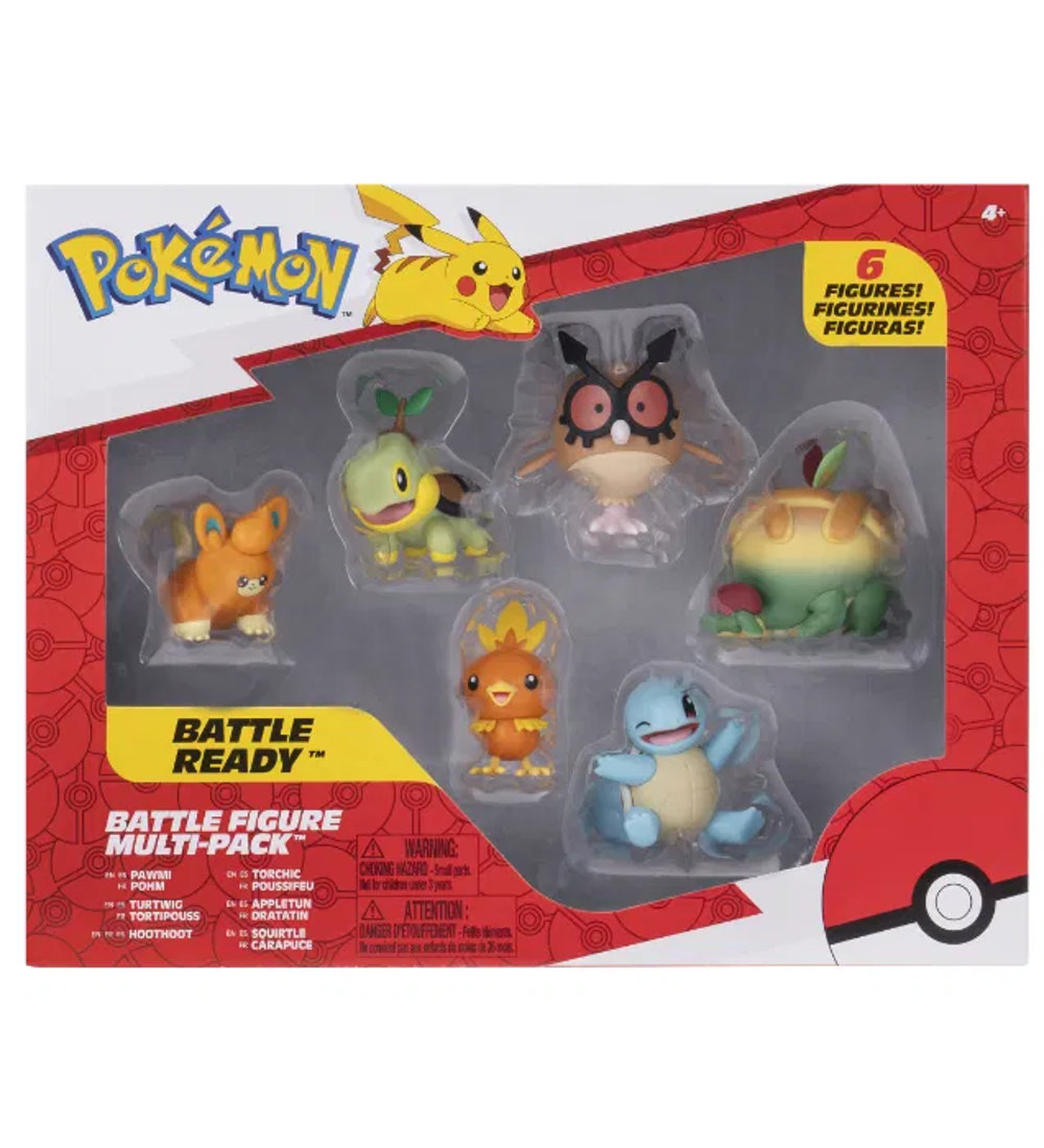 Pokémon Figuren - 6er-Pack - Battle Figure Mehrfachpackung - Pokémon - One Size - Spielzeugfiguren Pokémon Figuren - 6er-Pack - Battle Figure Mehrfachpackung - Pokémon - One Size - Spielzeugfiguren von Pokémon