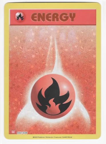 Pokemon - Fire Energy 033/034 CLC - Classic Collection - Basisset Design Holo Folienkarte von Pokémon