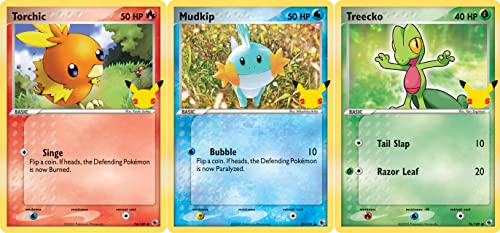 Pokemon First Partners Jumbo Card Lot - (Hoenn) (Treecko, Torchic, Mudkip) - 25th Celebrations von Pokémon